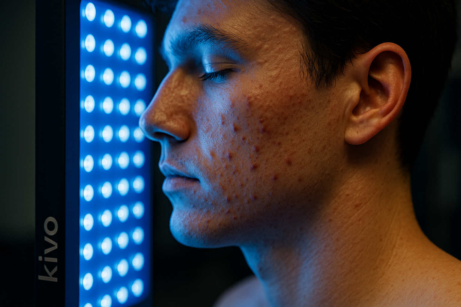 Blue and Red Light Therapy for Acne &amp; Bacterial Skin Control